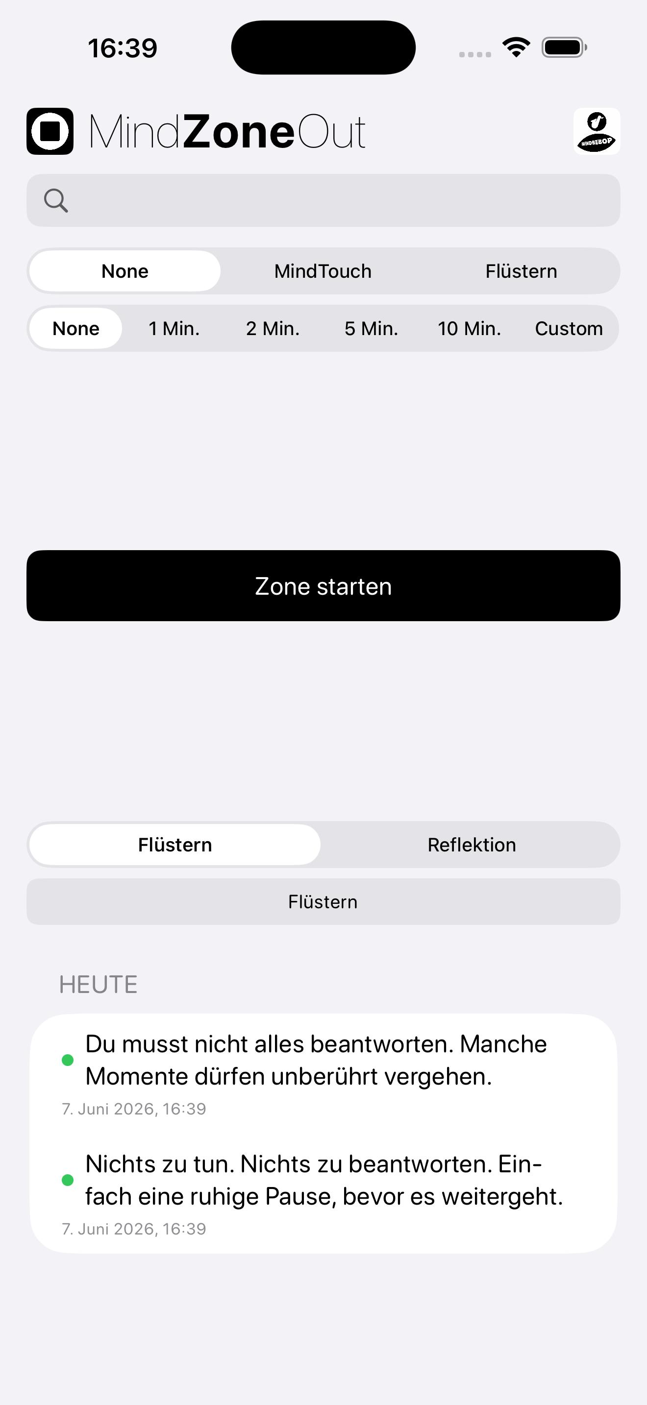 MindZoneOut screenshot