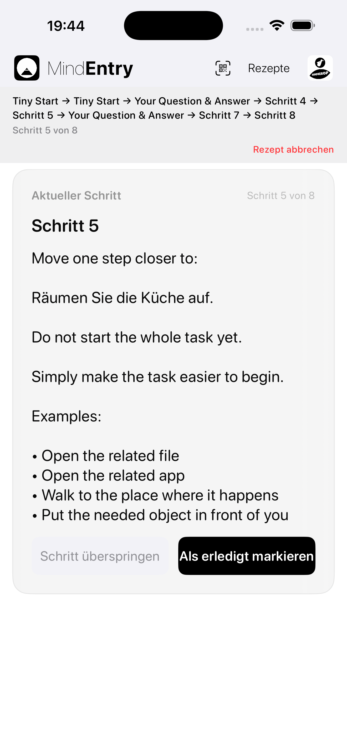 Standard Mode sample
