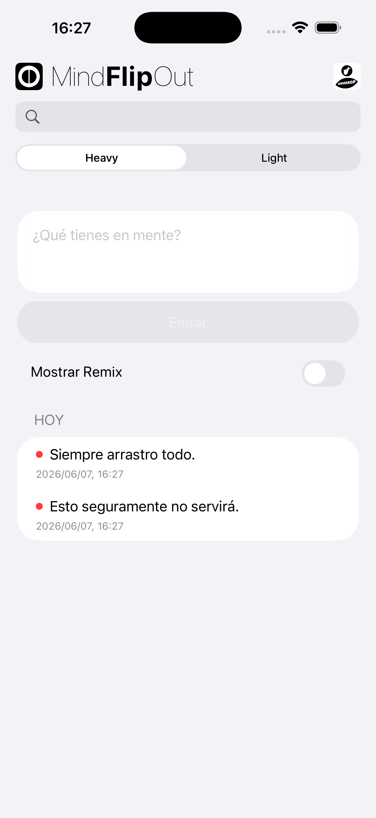 MindFlipOut screenshot