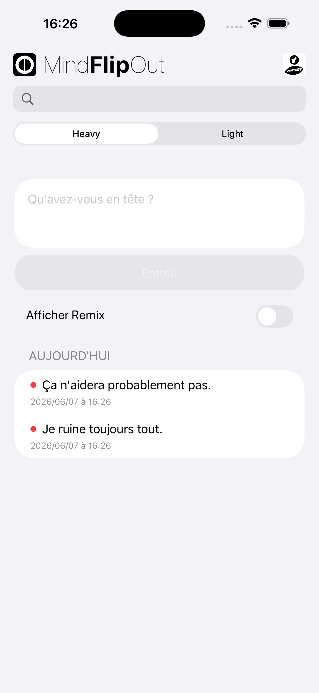MindFlipOut screenshot