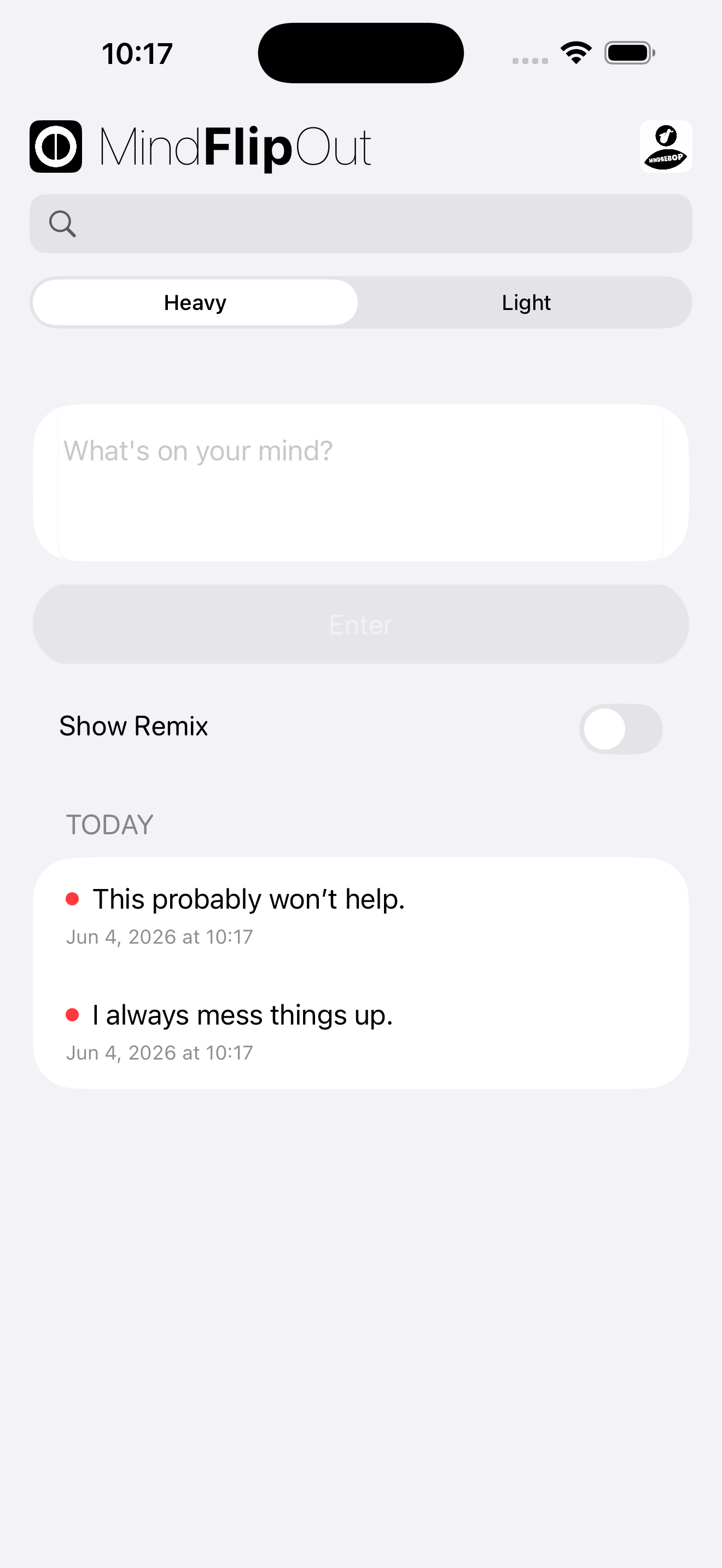 MindFlipOut screenshot
