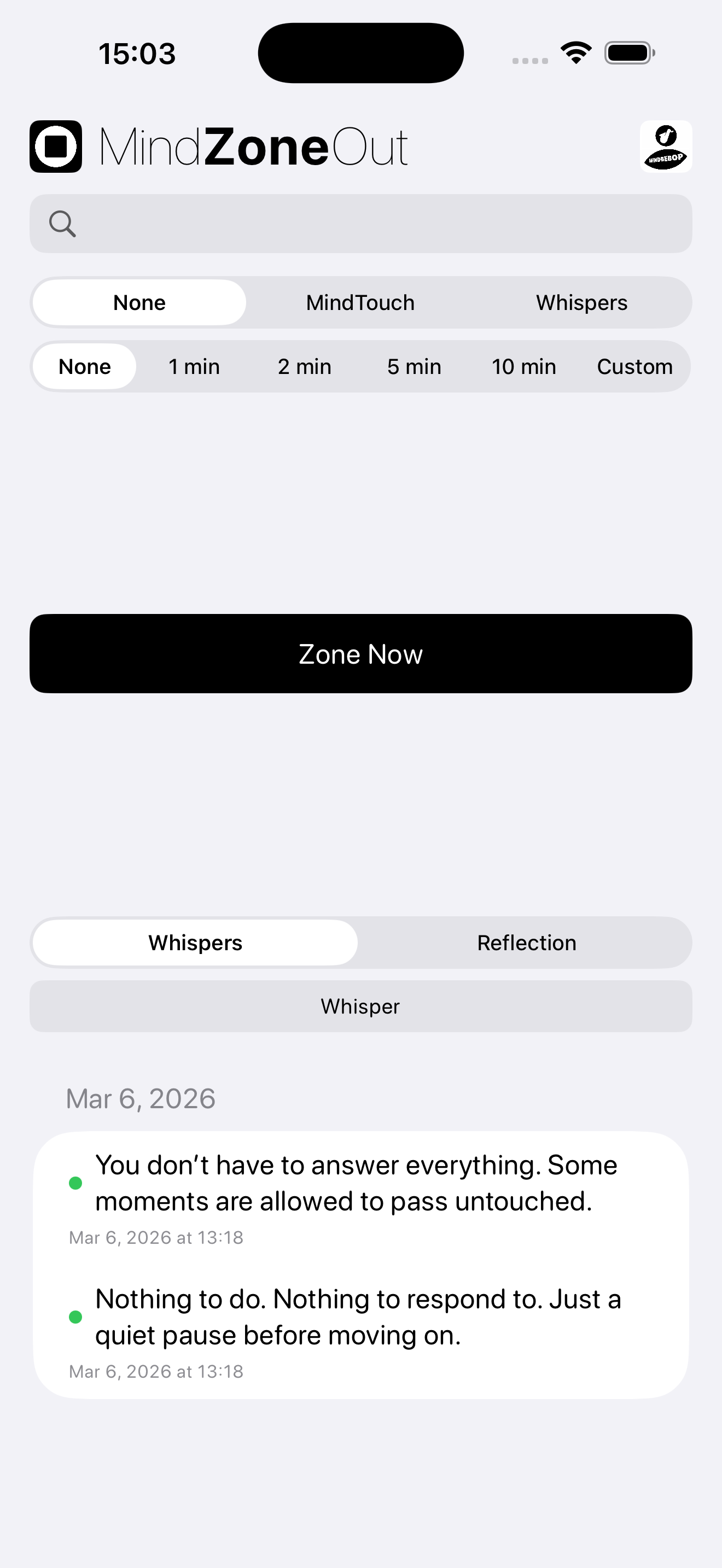 MindZoneOut screenshot