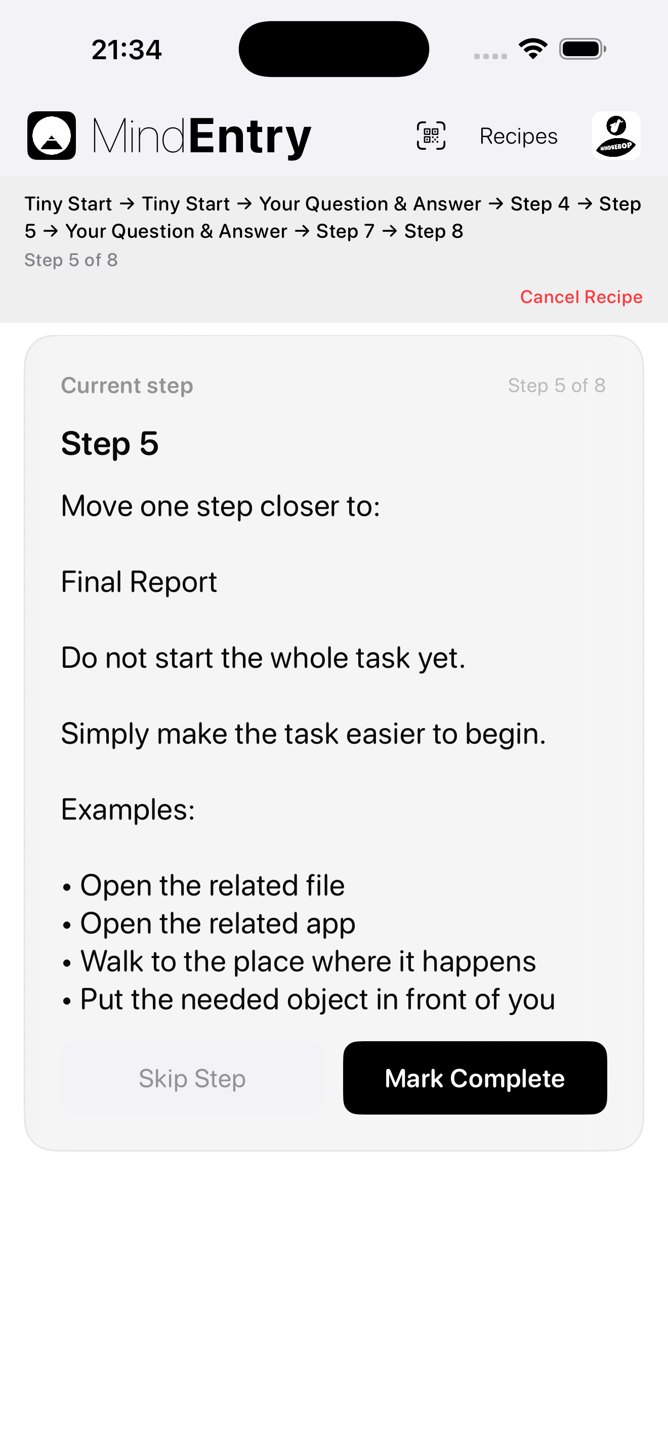 Standard Mode sample
