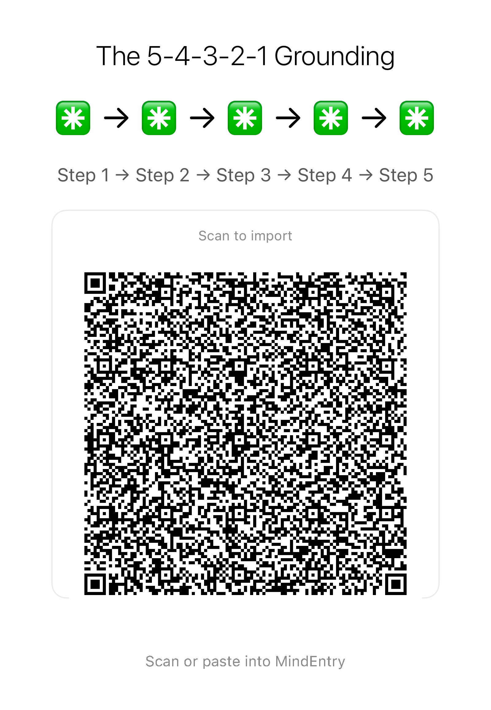 MindEntry Recipe QR Code