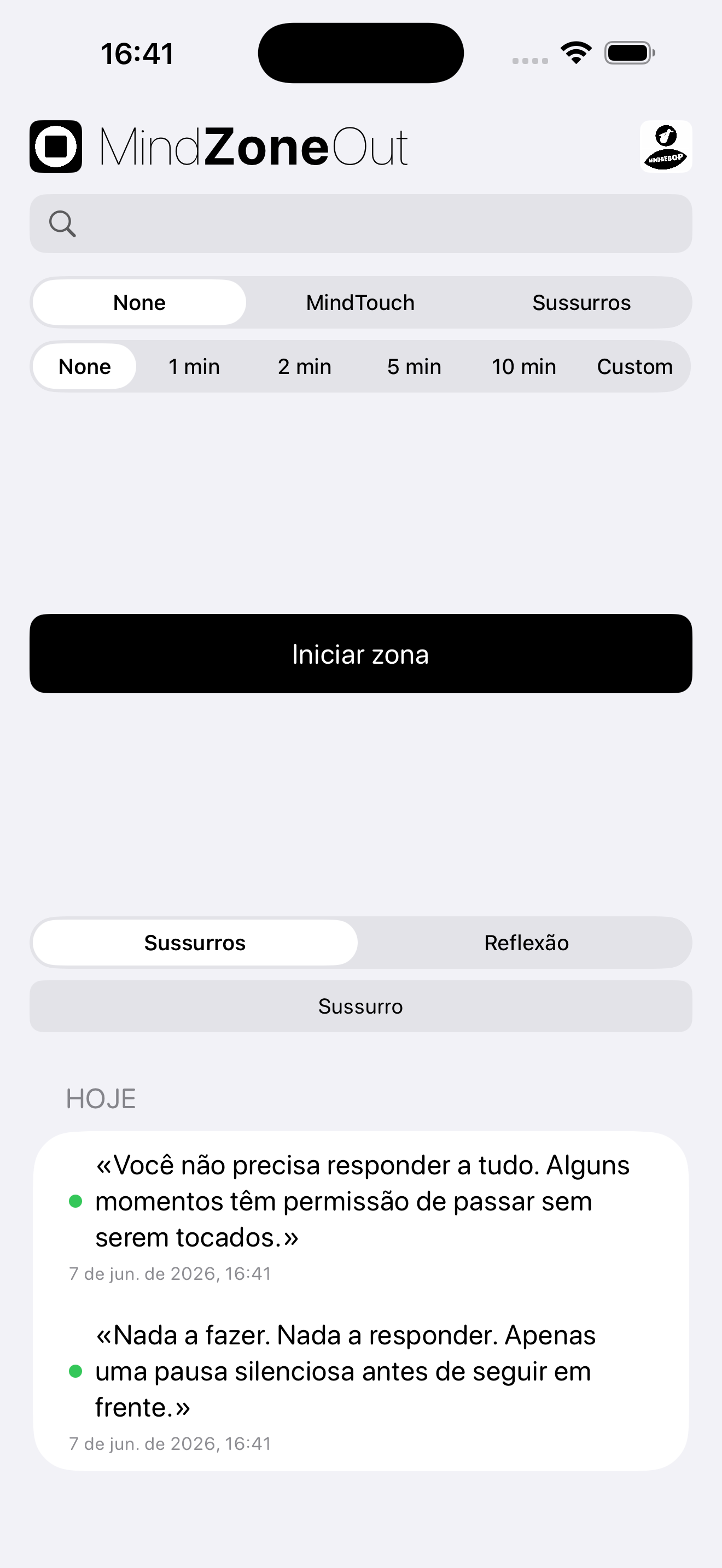 MindZoneOut screenshot