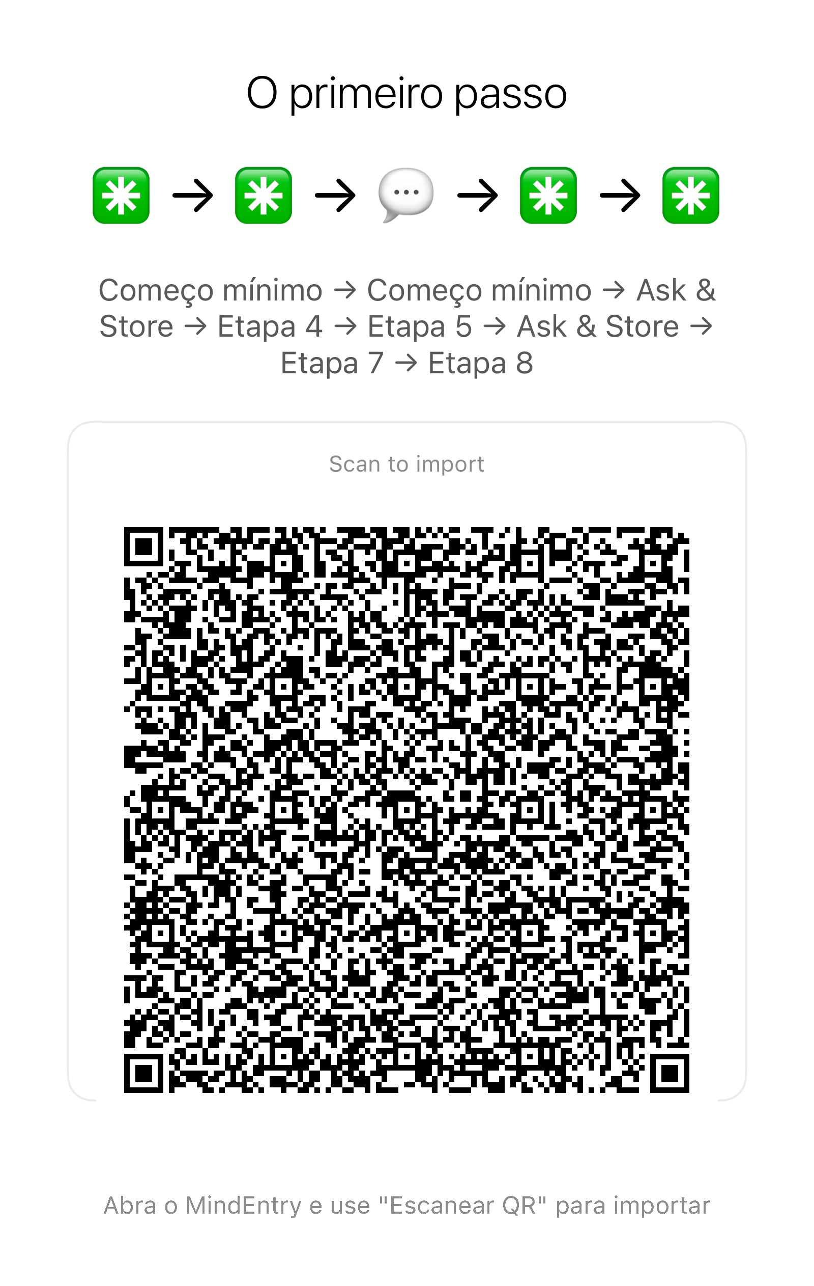 MindEntry Recipe QR Code